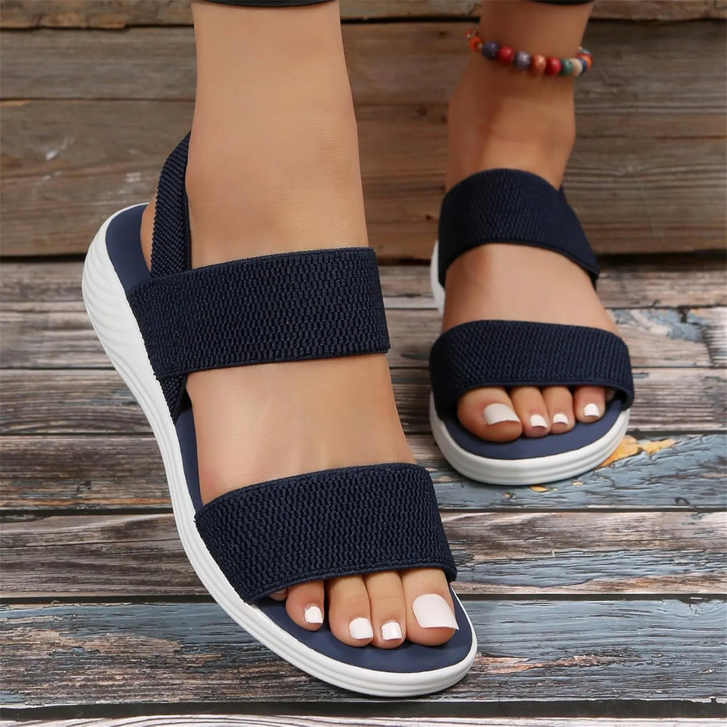 Arch Support Sandals Women's Dressy Fashion Orthotic Flip Flops Ladies Slip On Lightweight Comfortable Orthopedic Slippers