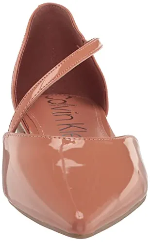 Calvin Klein Women's Sannie Flat, Dark Blue 400, 11
