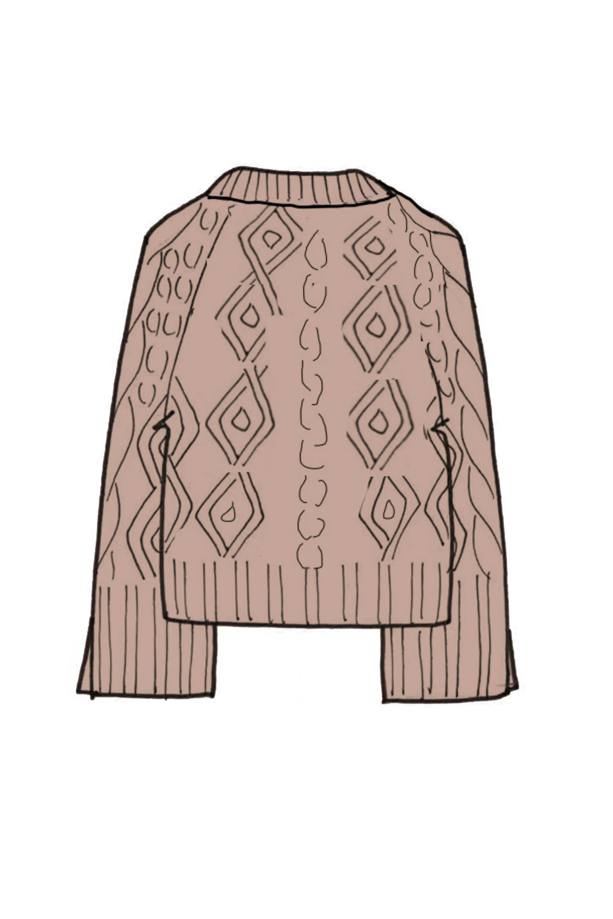 Cashmere Cable Sweater - Made to Order
