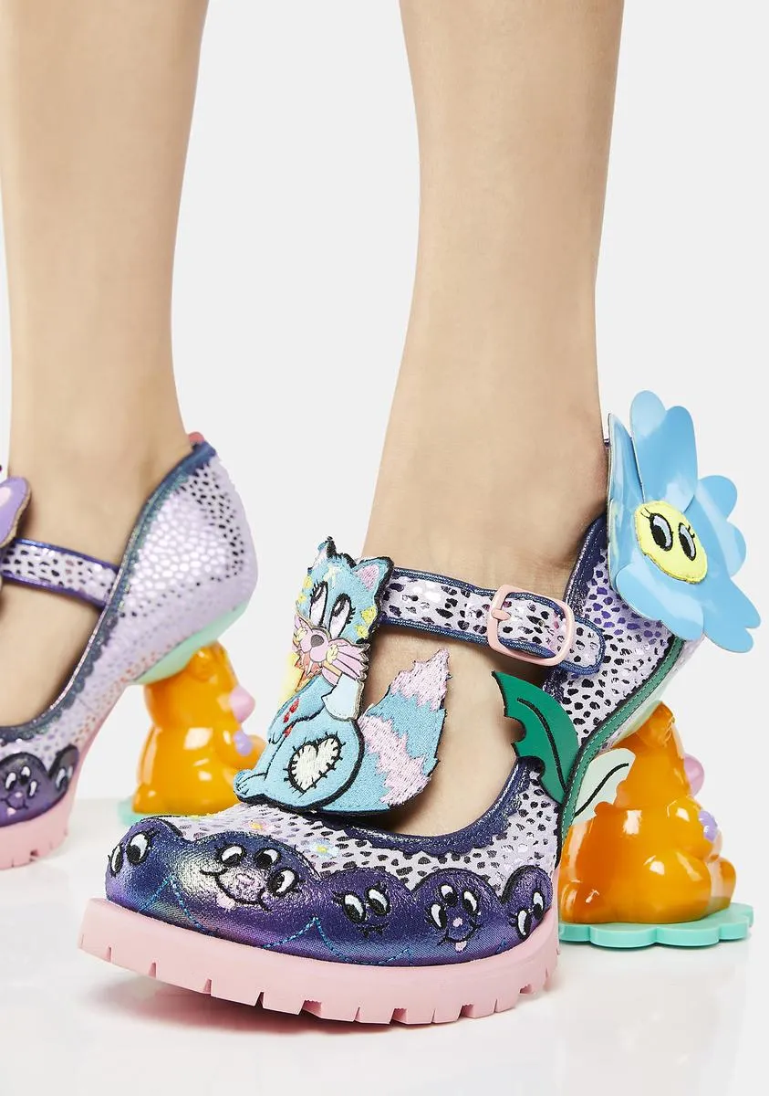 Evil Daisy Block Heels