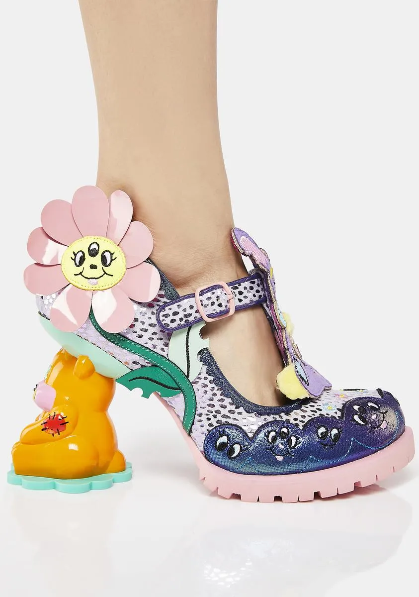 Evil Daisy Block Heels