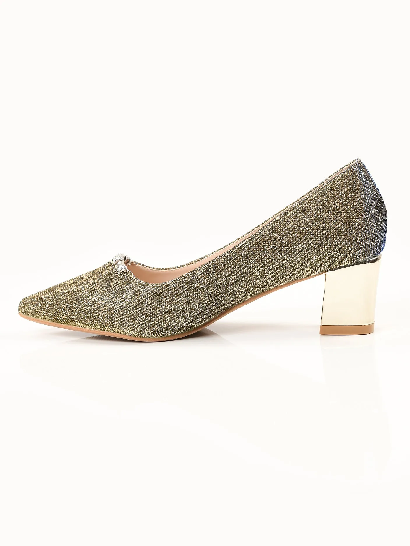 Glittery Heels - Gold