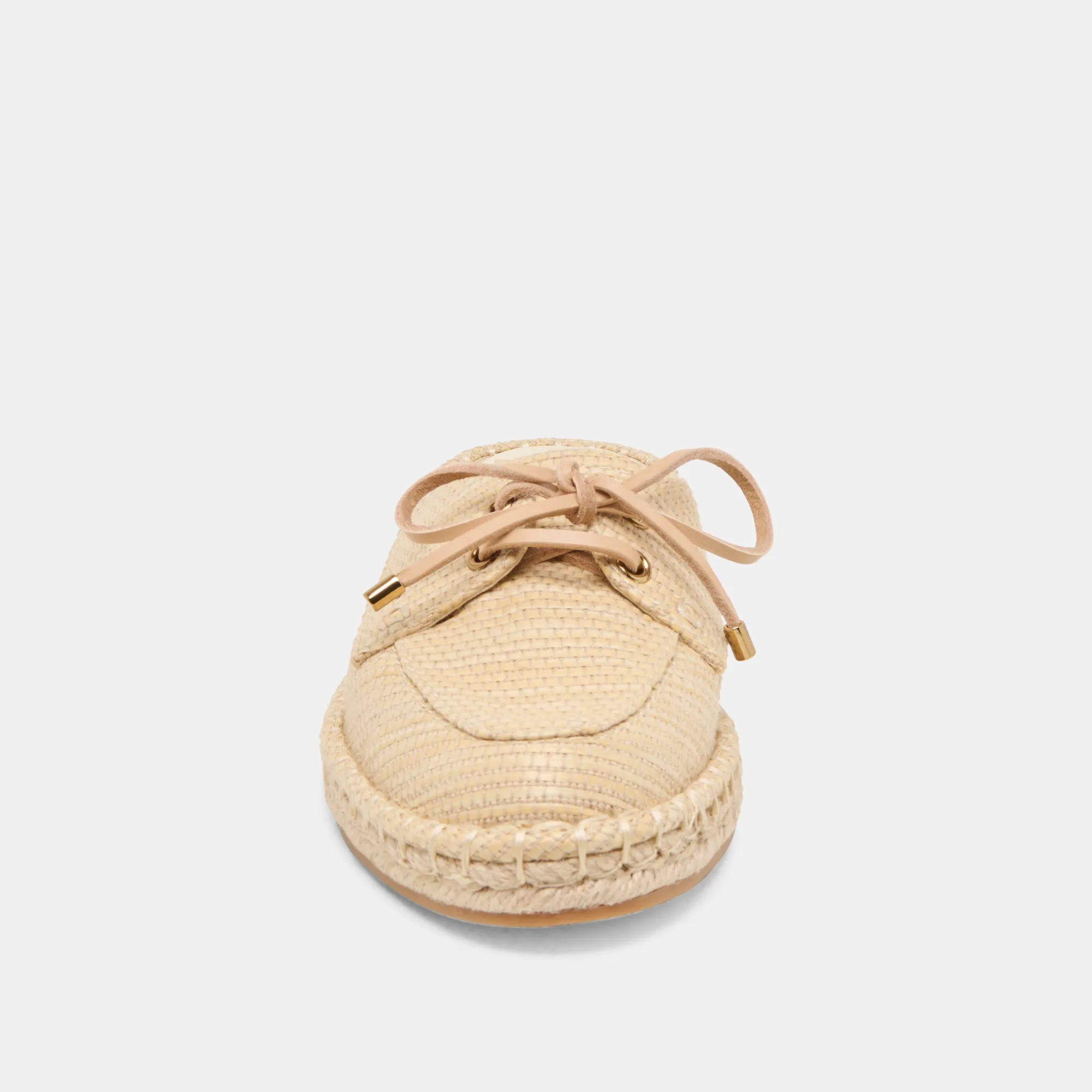 HATIE FLATS NATURAL RAFFIA