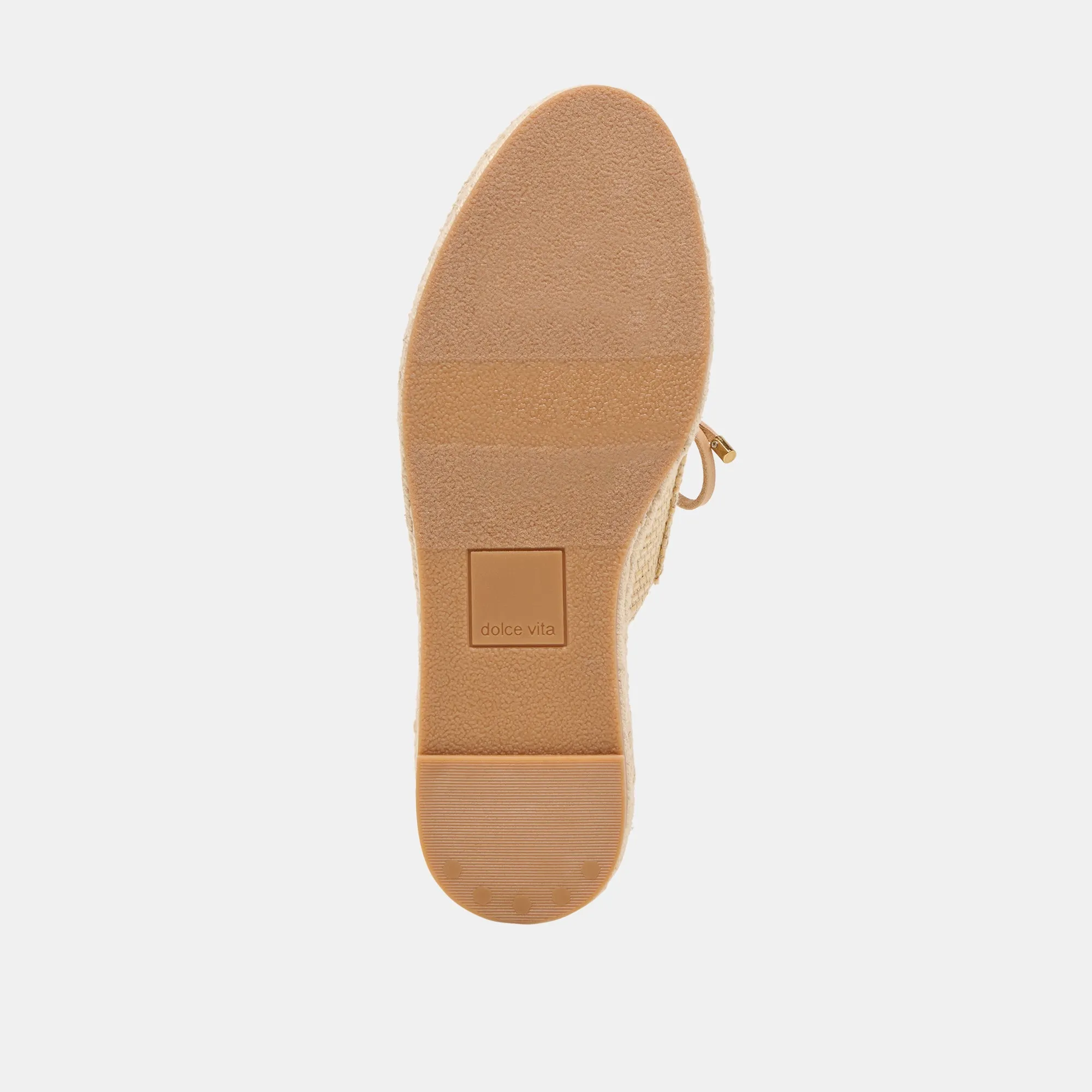 HATIE FLATS NATURAL RAFFIA