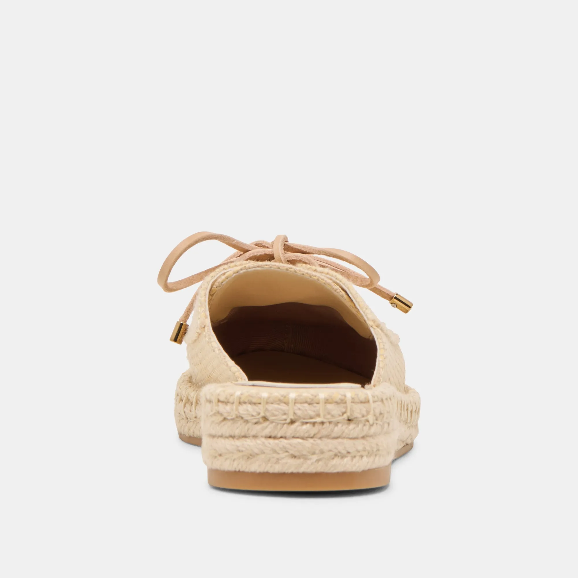 HATIE FLATS NATURAL RAFFIA