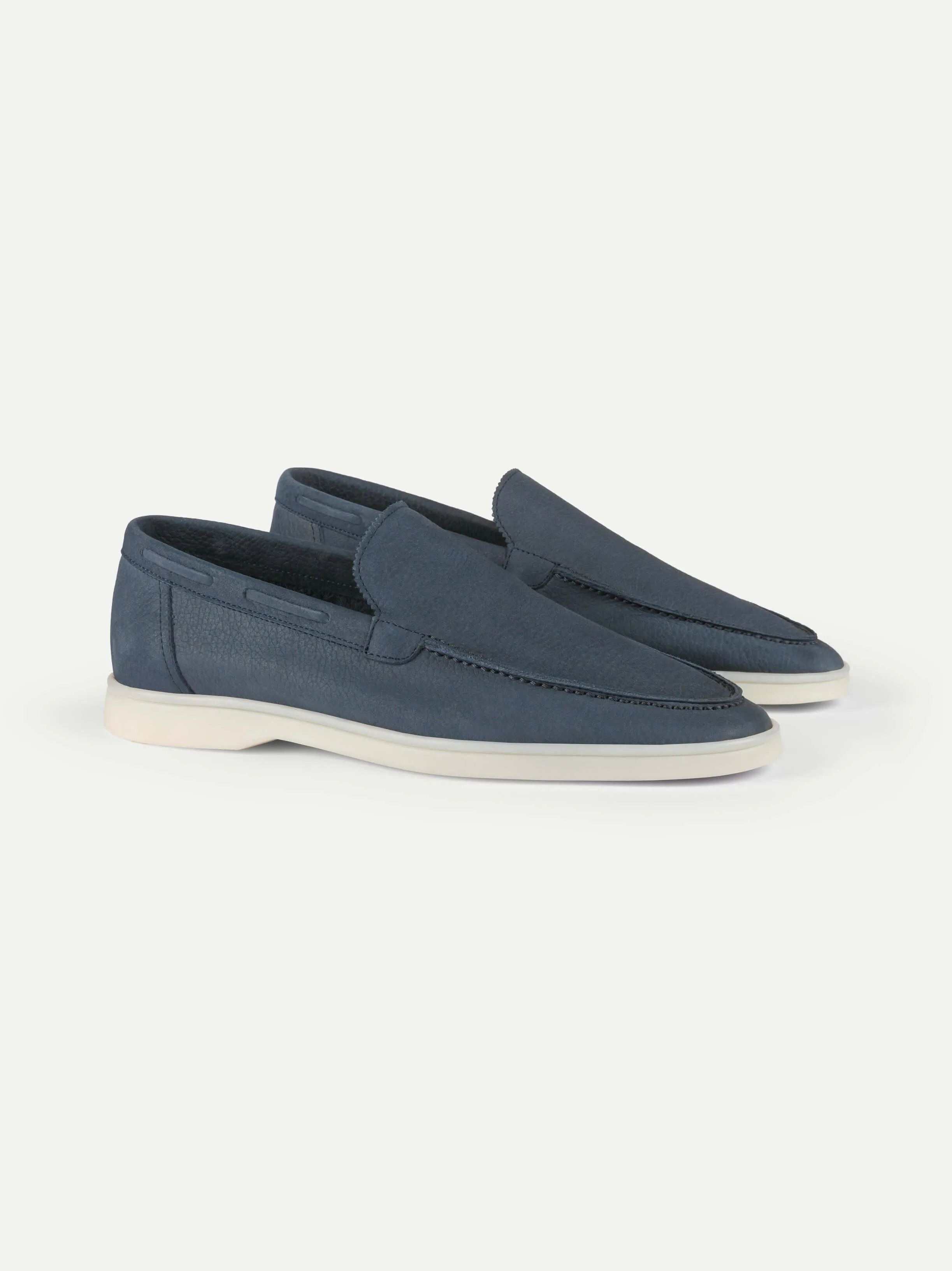 "Beige Nubuck" - Yacht Loafers