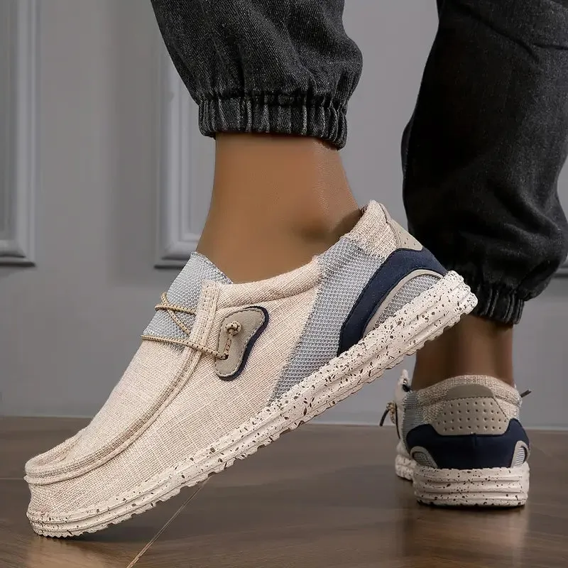 Slip-On Loafer voor heren - Comfortabele, ademende & anti-slip schoenen met decoratieve