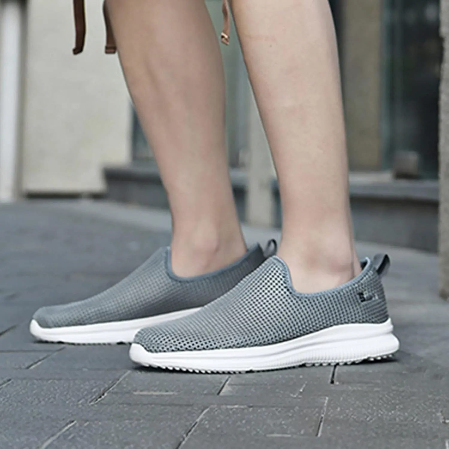 Women's Fashion Sneaker Mesh Slip On Black Non Slip Shoes for Women Comfortable Casual Dress Shoes for Women Womens Red Loafers Slip On Shoes for Men Sneakers