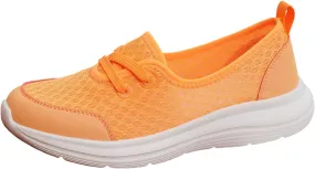 Women's Sneakers Lightweight Slip On Sport Shoes Arch Support Orthopedic Shoes Slip-On Walking Shoes Flat Loafer